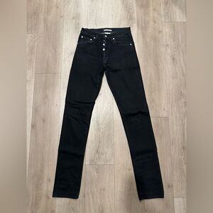 Helmut Lang Women’s Straight Leg Black Jeans